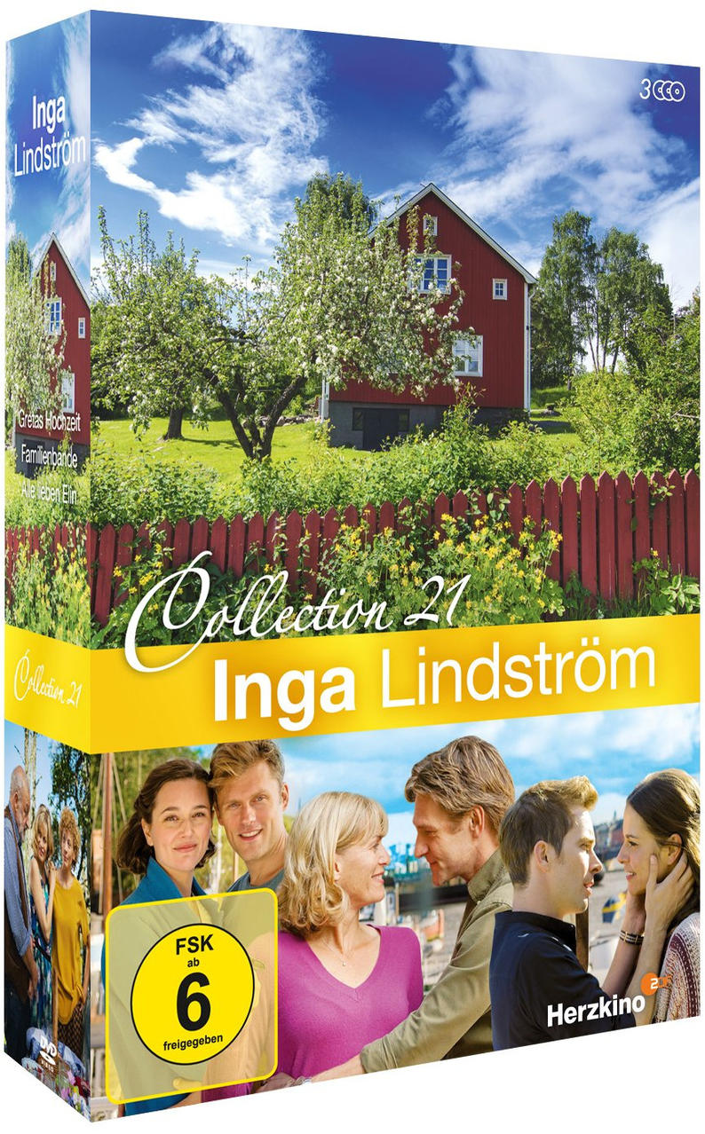 DVD-Box von Inga Lindströms "Collection 21" mit Landschafts- und Personenbildern.