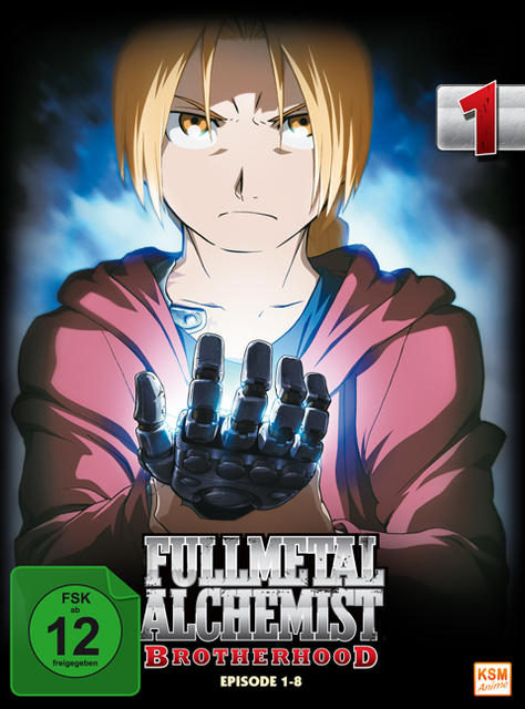 Fullmetal Alchemist - Brotherhood - Volume 1 (Folge 01-08) DVD