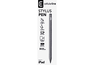 Stylo Stylet CELLULARLINE Pour IPad - Compatible Apple Pencil, Avec Attache Magnétique Et Recharge USB-C - 8