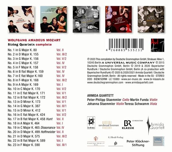 Armida Quartett - Mozart,String Quartets Complete (7-CD Set)  - (CD)