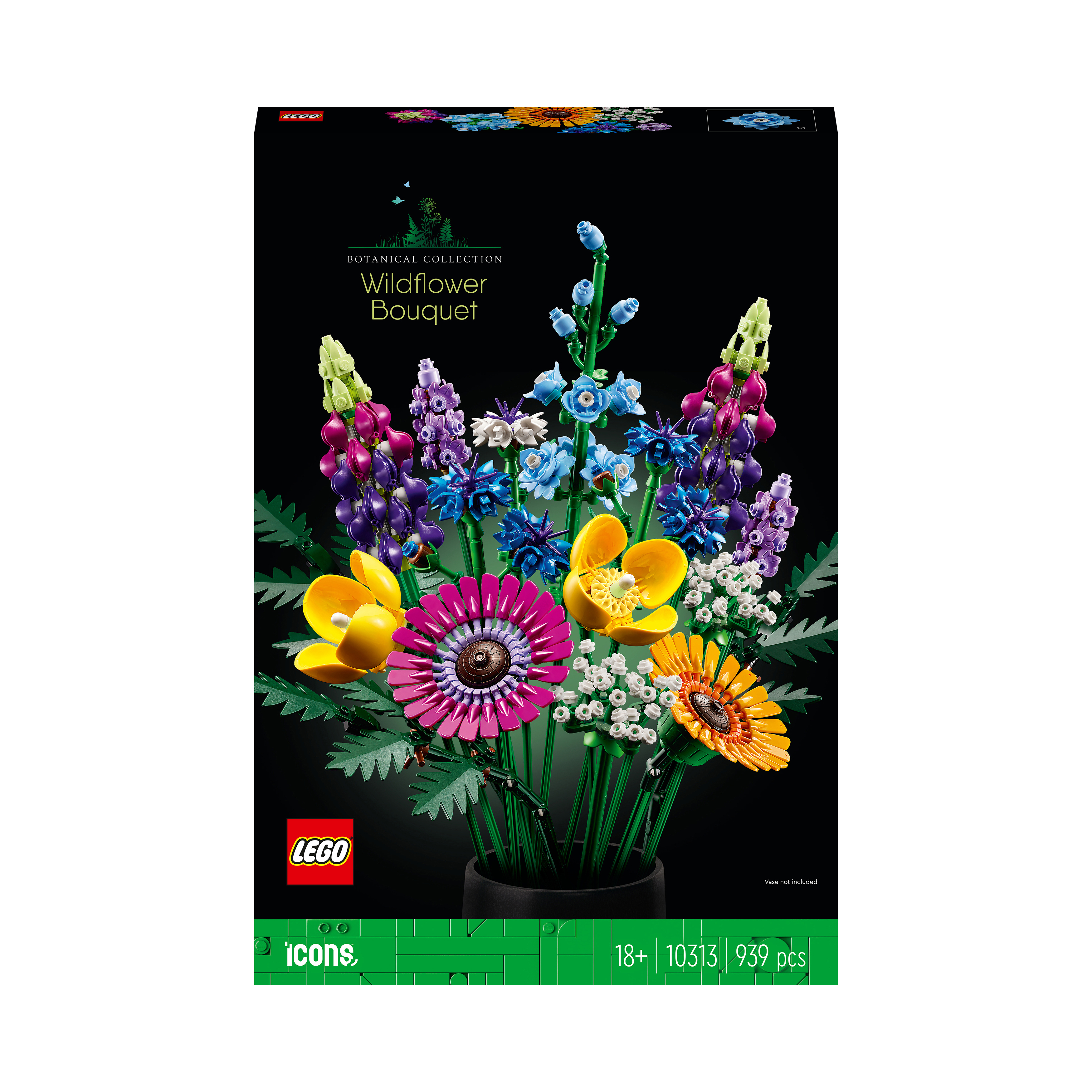 Wildblumenstrauß Mehrfarbig 10313 Icons LEGO Bausatz,