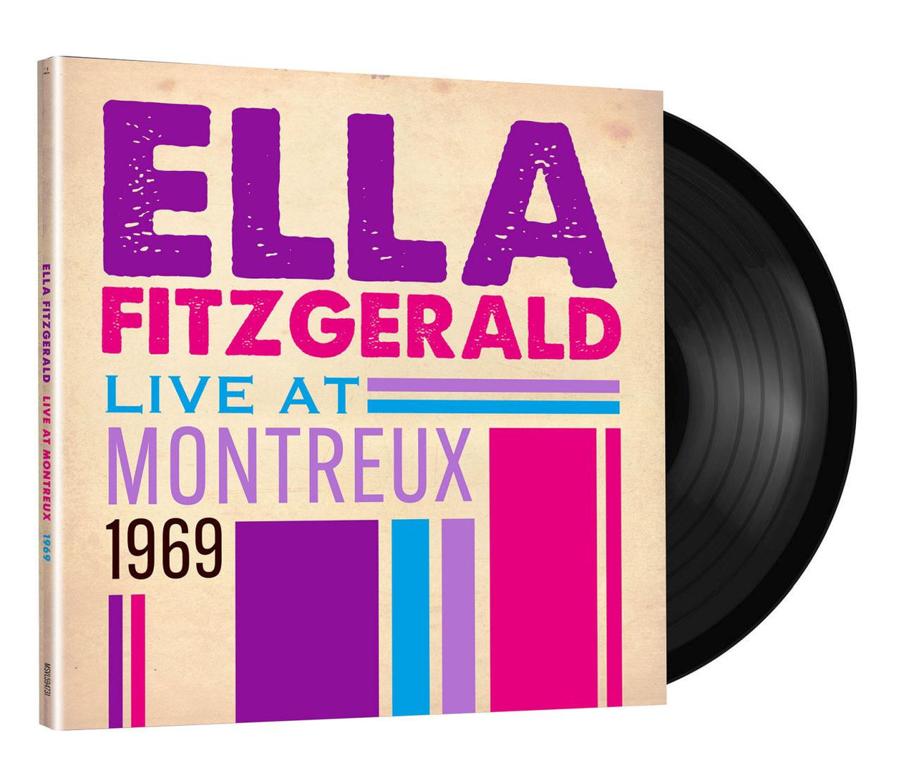 Ella Fitzgerald Live at Montreux 1969 hanglemezborító.