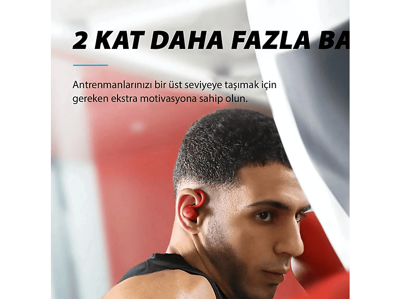 ANKER Soundcore Sport X10 Kulak İçi Bluetooth Kulaklık Kırmızı_1