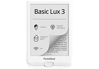 POCKETBOOK Basic Lux 3 6" 8GB Fehér eBook olvasó (PB617-D-WW)
