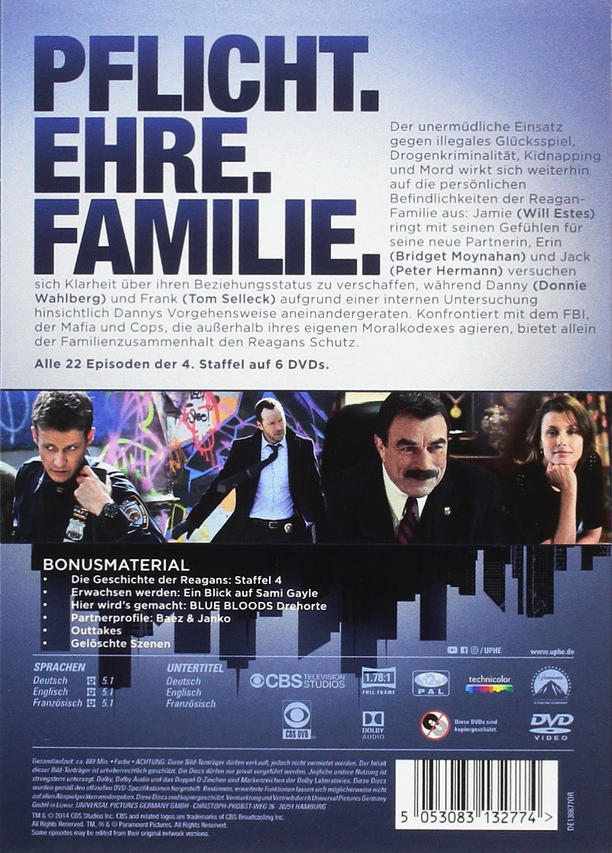 DVD-Hülle hinten mit Text und Bildern aus einer Fernsehsendung.