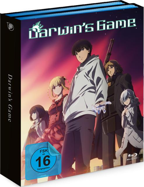 Eine Box-Set von Darwins Spiel mit Charakteren auf dem Cover.