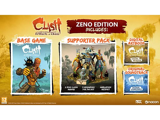 Clash: Artifacts of Chaos - Zeno Edition - PlayStation 4 - Tedesco, Francese
