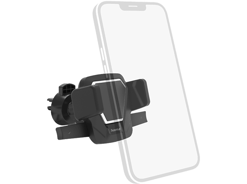 Hama Support de Téléphone Voiture Easy Snap Noir