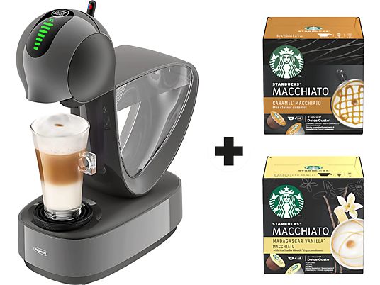 DE-LONGHI Starter Kit Infinissima Touch - Macchina per caffè in capsule (Grigio)