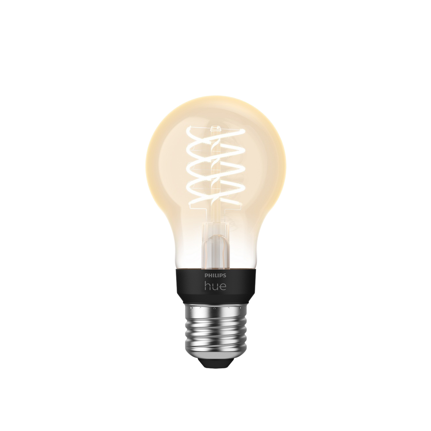 Philips Hue Filament Lamp 1-Pack - E27 - Vintage Globevorm A60 - Duurzame LED Verlichting - warm-wit Licht - Dimbaar - Verbind met Bluetooth of Hue Bridge - Werkt met Alexa en