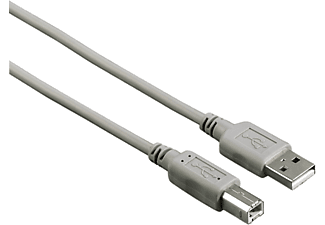 HAMA FIC ECO USB kábel A-B típus, 3 méter, szürke (200901)