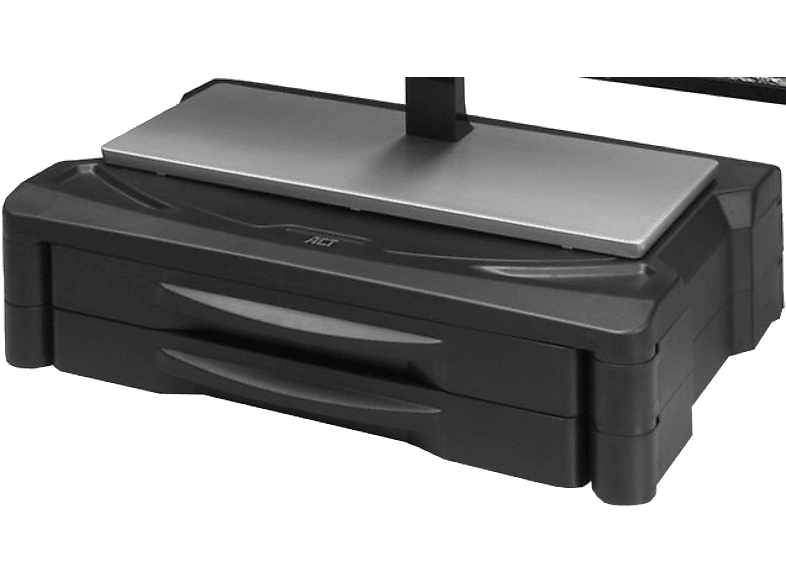 Act Extra Breede Monitorstandaard Met 2 Lades En In Hoogte Verstelbaar (ac8215) Monitor Standaard