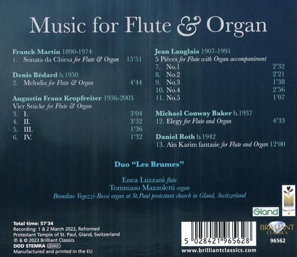 VARIOUS - Music for Flute And Organ  - (CD)