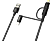 DEXIM DWA0003 – 3 in 1 Örgülü USB Kablo Type-C + Micro USB + Lightning