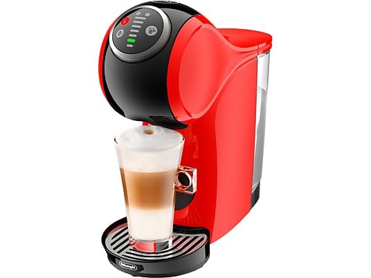 DE-LONGHI Genio S Plus - Machine à capsules (Rouge/Noir)