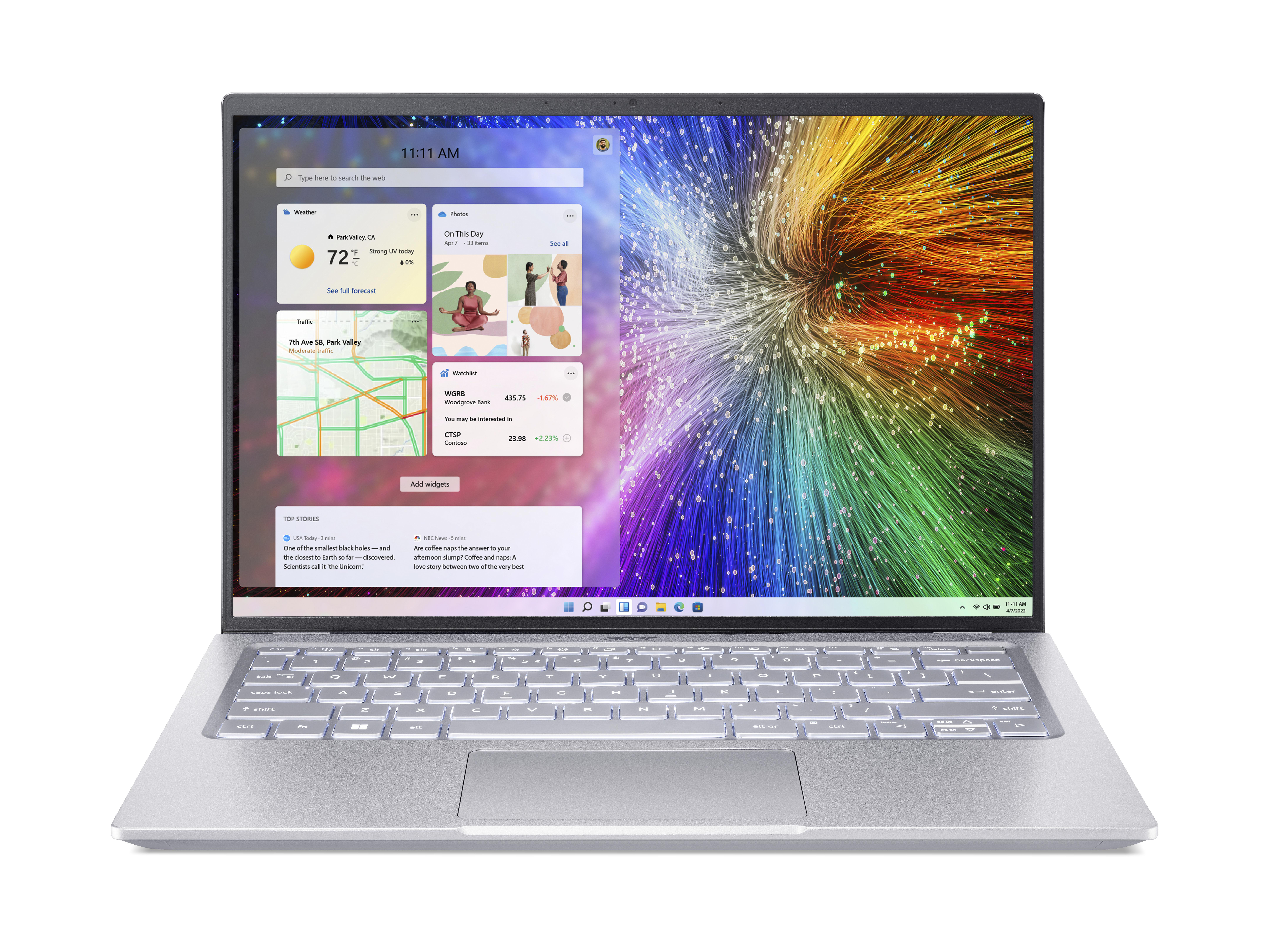 ACER Swift 3  (SF314-71-751E) mit Tastaturbeleuchtung, OLED, EVO - 14,0 Zoll - Intel® Core™ i7 i7-12700H (Evo) - 16 GB - 1 TB - Intel® Iris® Xᵉ - Windows 11 Home