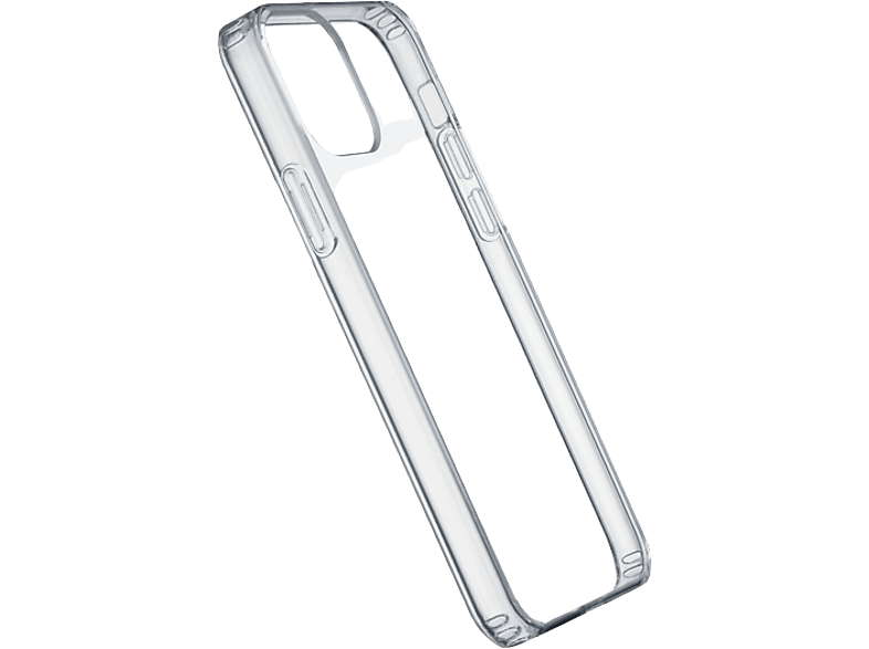 Funda móvil - CellularLine CLEARDUOIPH12MAX, Para iPhone 12 / Pro, TPU, Transparente
