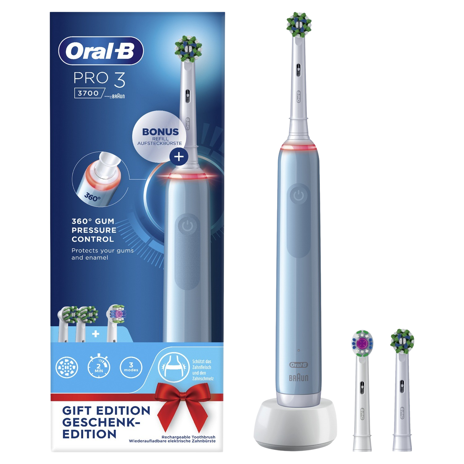 Oral B Oral-b Pro 3700 Blue + 2 Refills