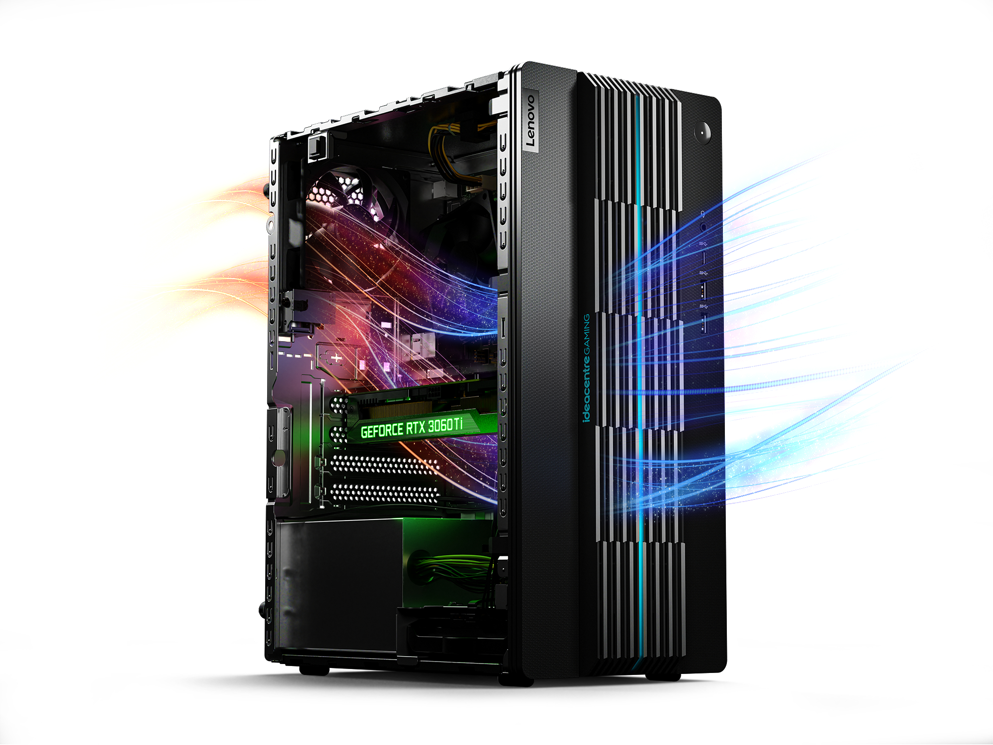 LENOVO IdeaCentre SSD, AMD 3060 Home 11 mit GeForce 5600G 1 Prozessor, 16 Gaming NVIDIA, Windows Bit), 5, RAM, TB Desktop PC GB (64 Gaming RTX™