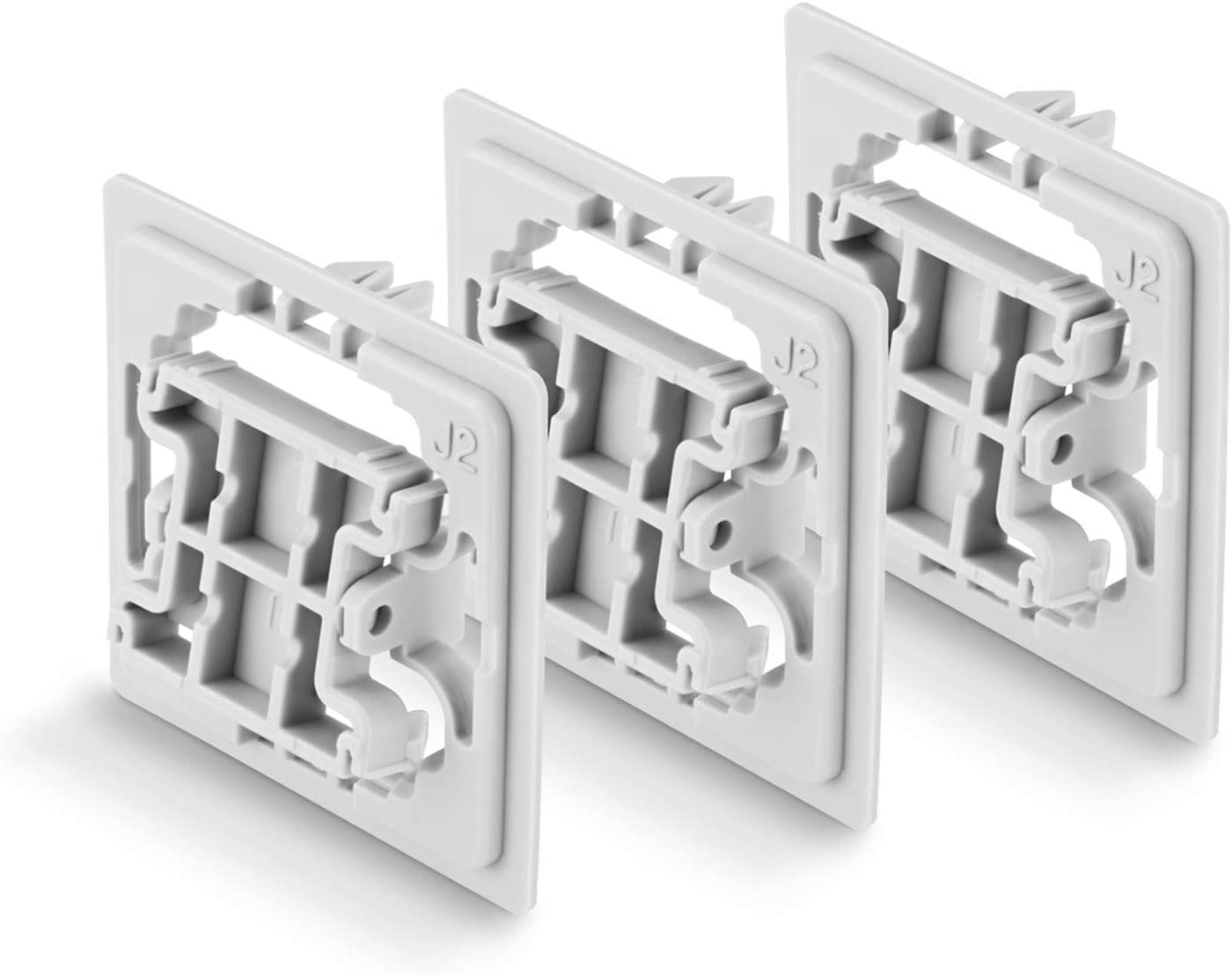 Adaptador de interruptor - Bosch Jung J2, Bosch Smart Home, 3 Unidades, Gris y blanco