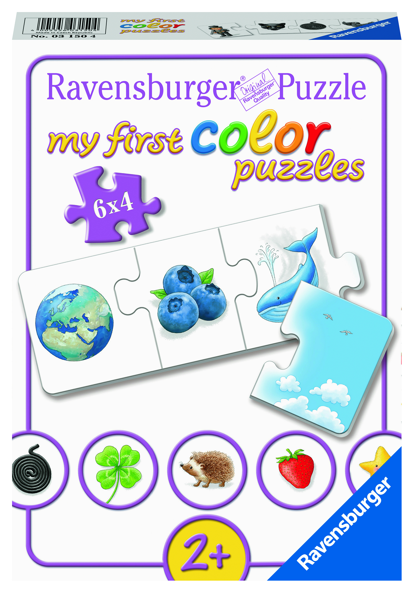 RAVENSBURGER Farben lernen Puzzle Mehrfarbig
