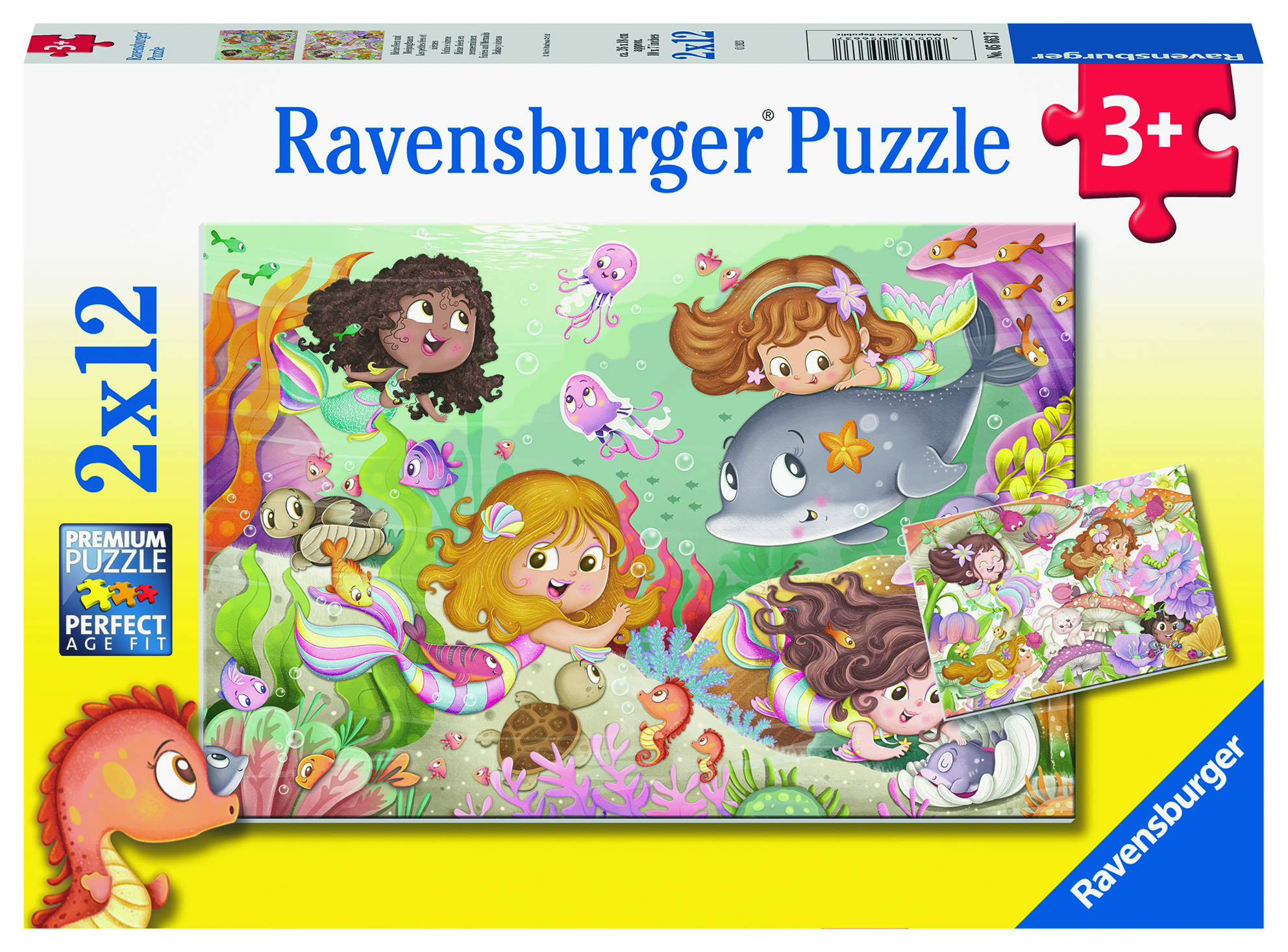 RAVENSBURGER Kleine Puzzle Mehrfarbig und Meerjungfrauen Feen