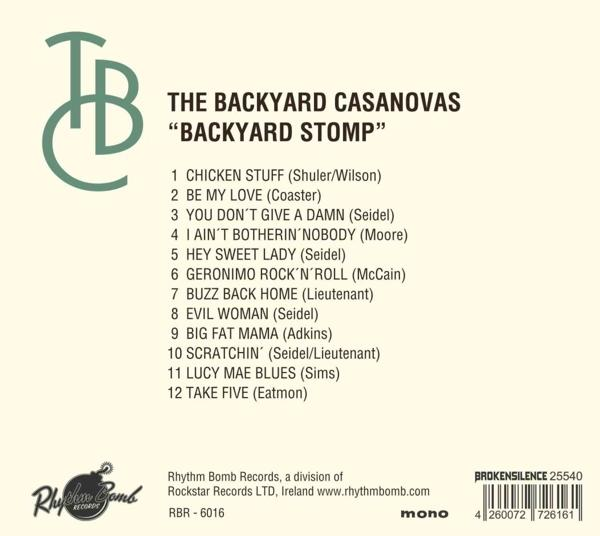 The Backyard Casanovas - Backyard Stomp  - (CD)
