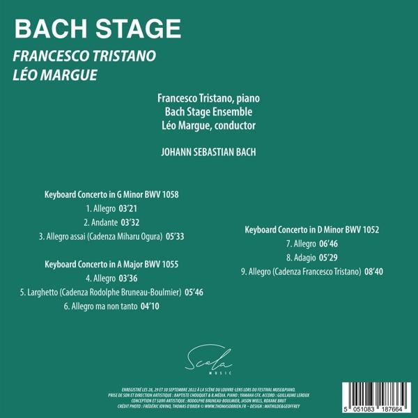 Bach Stage Ensemble Francesco Trist - Bach Stage (Klavierkonzerte BWV 1052/1055/1058)  - (CD)