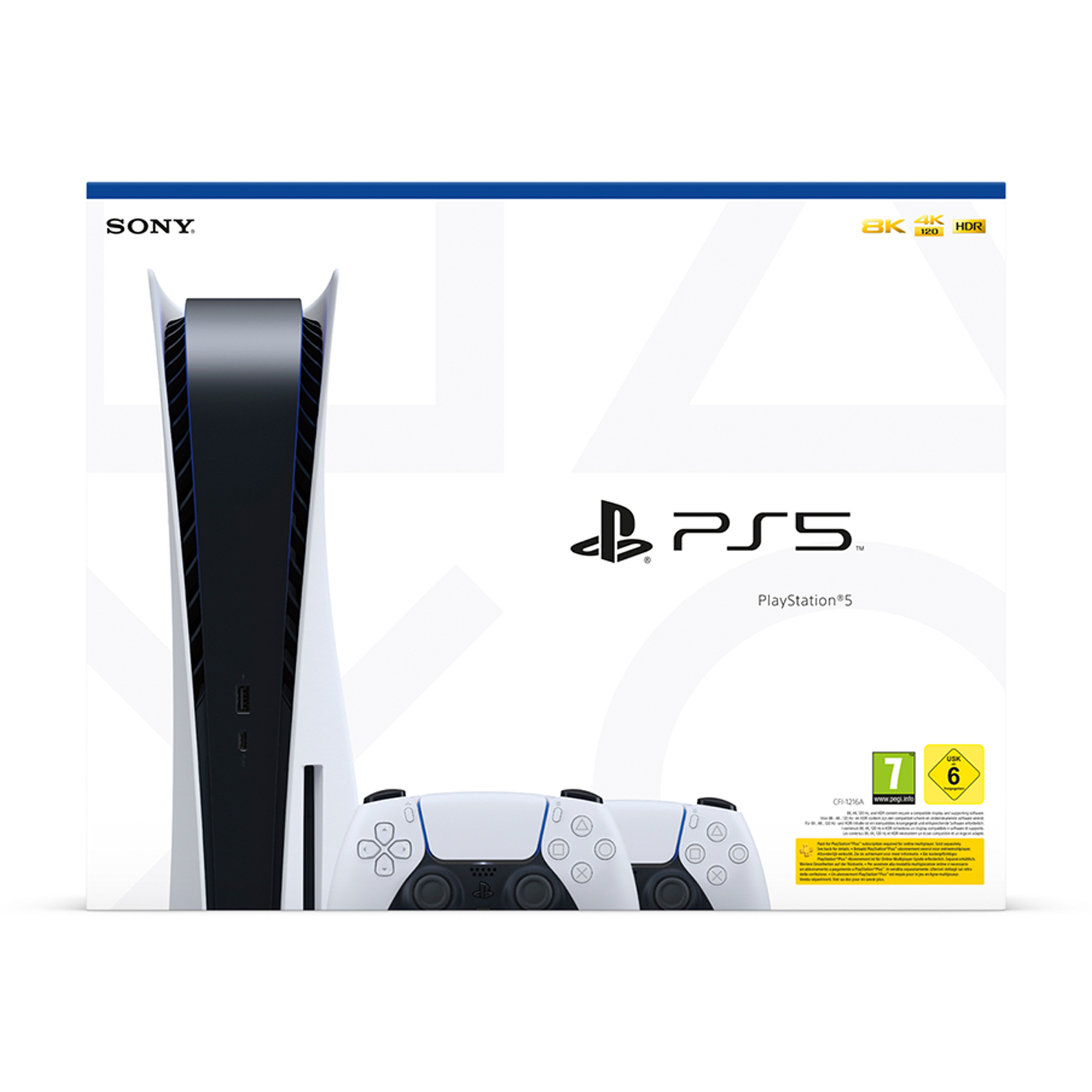 Sony PS5 Disc C + Dualsense, White