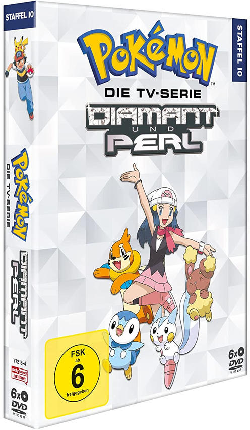 DVD-Box der Pokémon-Anime-Serie mit mehreren Charakteren auf dem Cover.