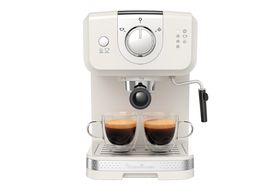 Máquina de café expreso - Cafetera para espresso H.Koenig EXPRO980 con molinillo  integrado, 1620W, 20 Bares H.KOENIG, 1620 W, Plata
