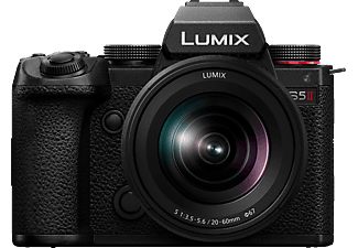 PANASONIC LUMIX S5M2 Body + LUMIX S 20-60 mm F3.5-5.6 - Appareil photo à objectif interchangeable Noir