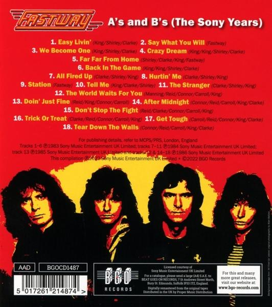 Fastway - A's And B's (The Sony Years)  - (CD)
