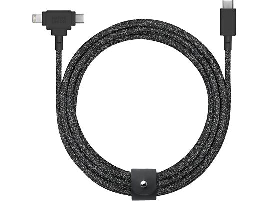 NATIVE UNION Belt Cable Duo - 2-in-1 Lightning- und USB-C Kabel (Cosmos)