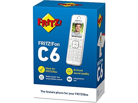 AVM FRITZ!Fon C6 International - Telefono cordless (Bianco)