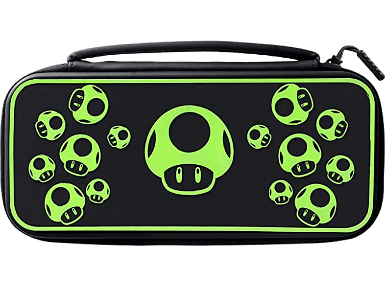 Funda Nintendo Switch - PDP Deluxe Travel Glow In The Dark, Para Switch, Negro y Verde