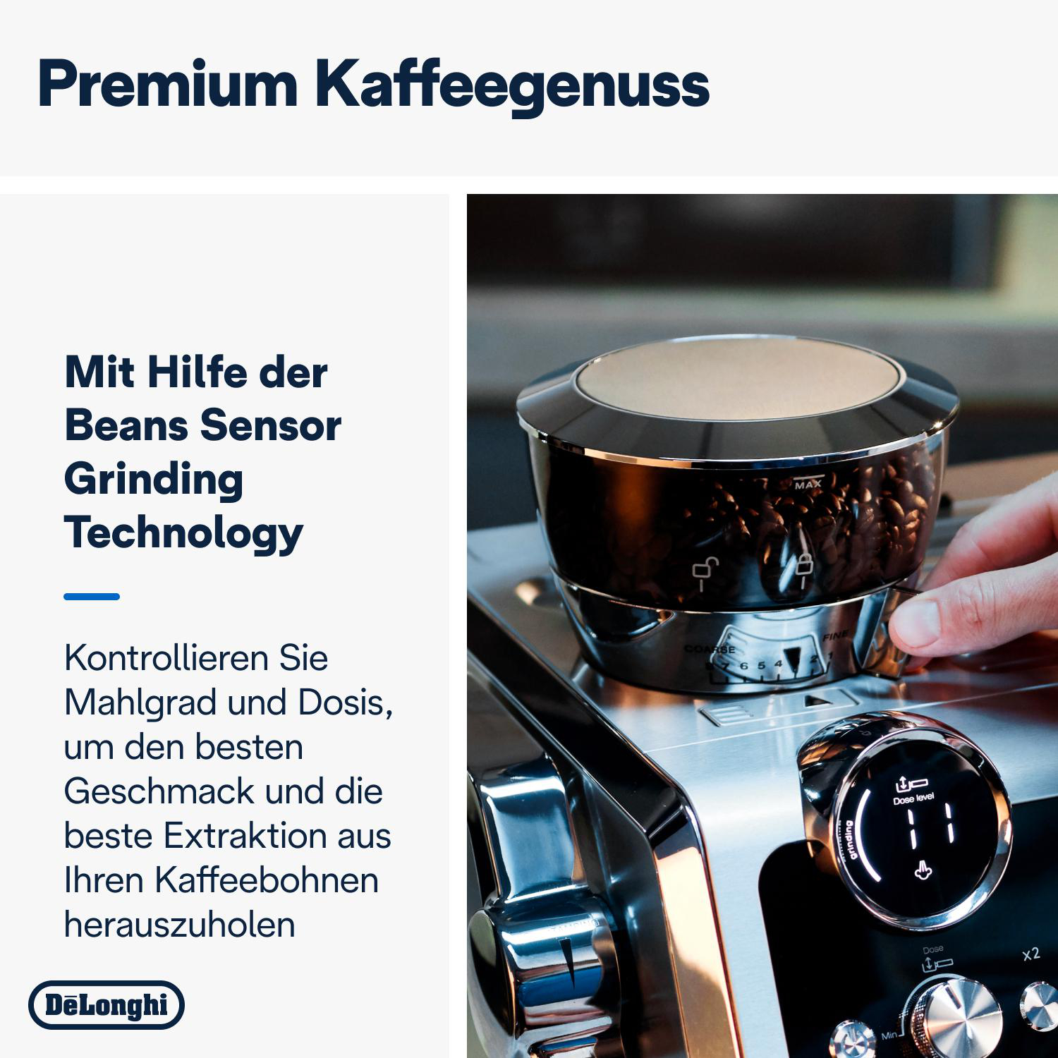DELONGHI La Specialista Maestro EC9665.M Espressomaschine Silber