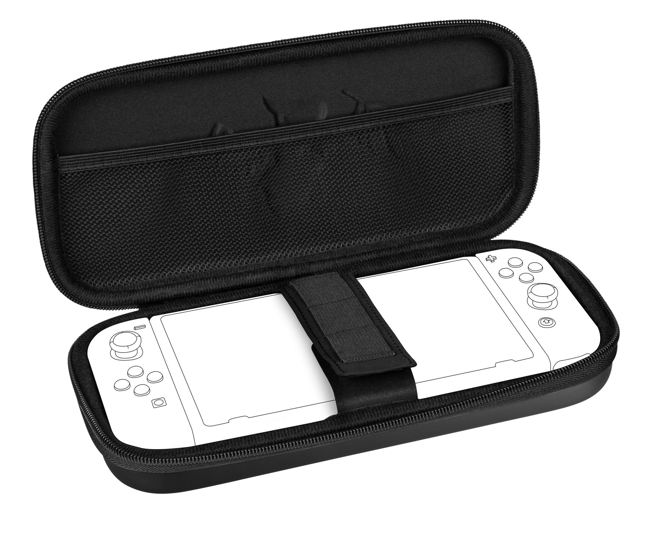 Funda - Nacon SWITCHPOUCHPANDA, Para Nintendo Switch™ / OLED / Lite, Diseño Pandas