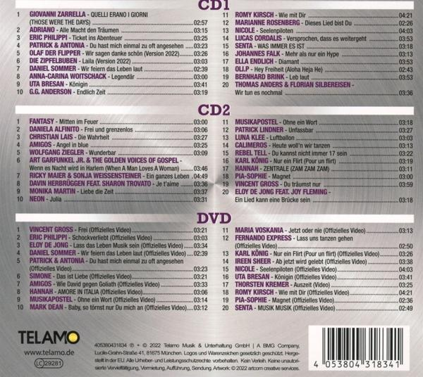 CD-Cover mit mehreren Titeln und einem Logo unten links.