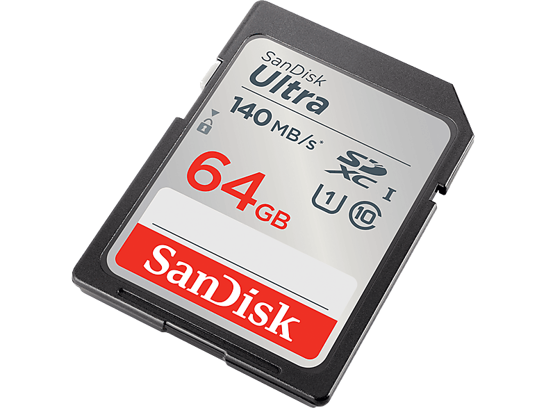 Sandisk Sdxc Ultra 64gb 140mb/s C10 Uhs-i afbeelding