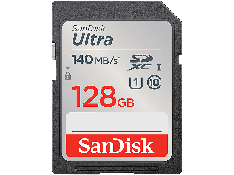 Sandisk Sdxc Ultra 128gb 140mb/s C10 Uhs-i afbeelding