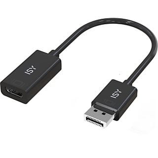 ISY Display Port HDMI Adapter IDP-2000, Schwarz