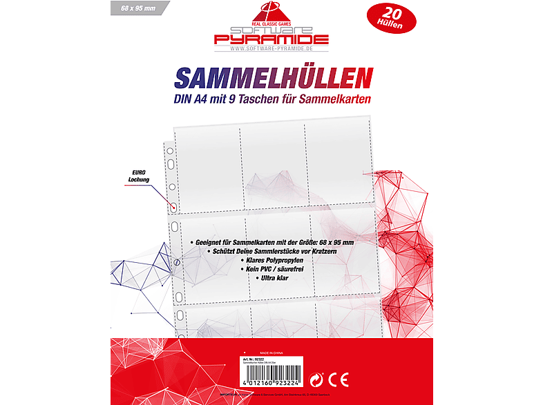 Album à Billets SAFE A4 – 20 Pochettes Pour 110 Billets, Collectionneur Papier-monnaie