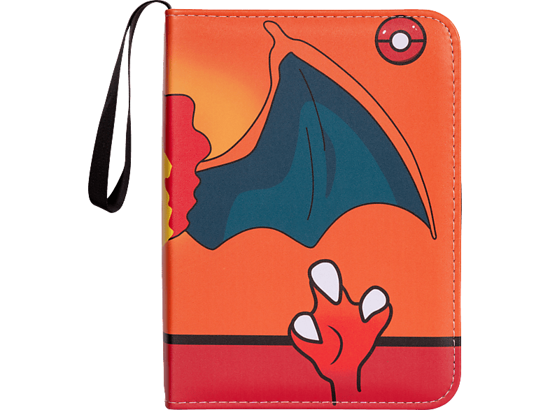 SOFTWARE PYRAMIDE Pokémon - Karten Sammelalbum P4 A5 Sammelkartenalbum, Orange