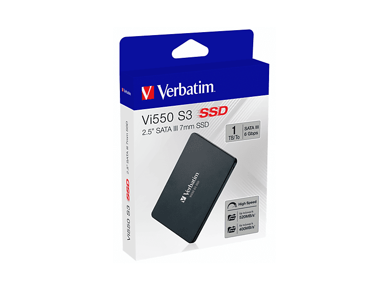 VERBATIM Vi550 S3 1TB 2.5 inç SATA-3 Dahili SSD Siyah Fiyat