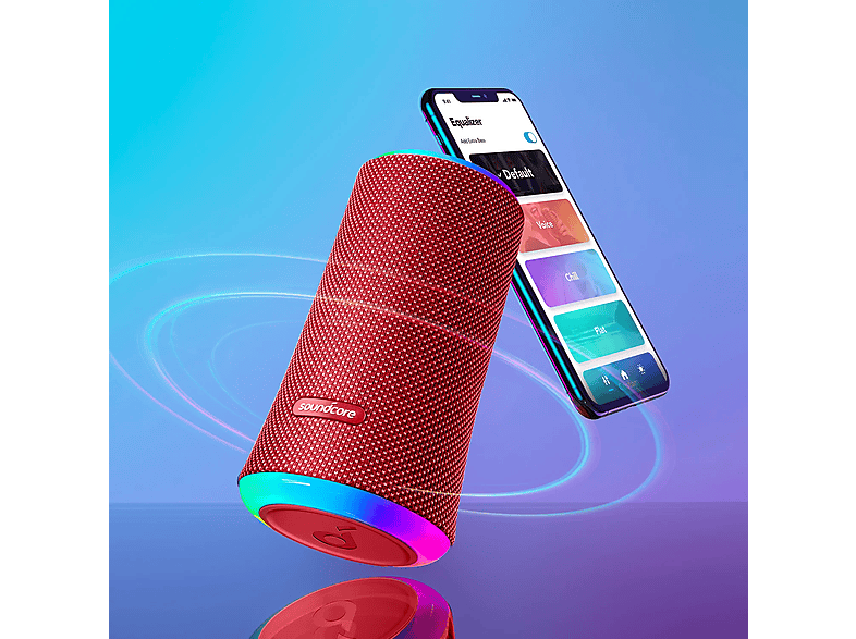 ANKER SoundCore Flare II 20W Bluetooth Hoparlör Kırmızı A3165_5