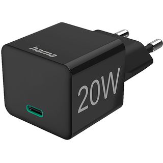 HAMA 201649 Minilader USB-C 20W Zwart