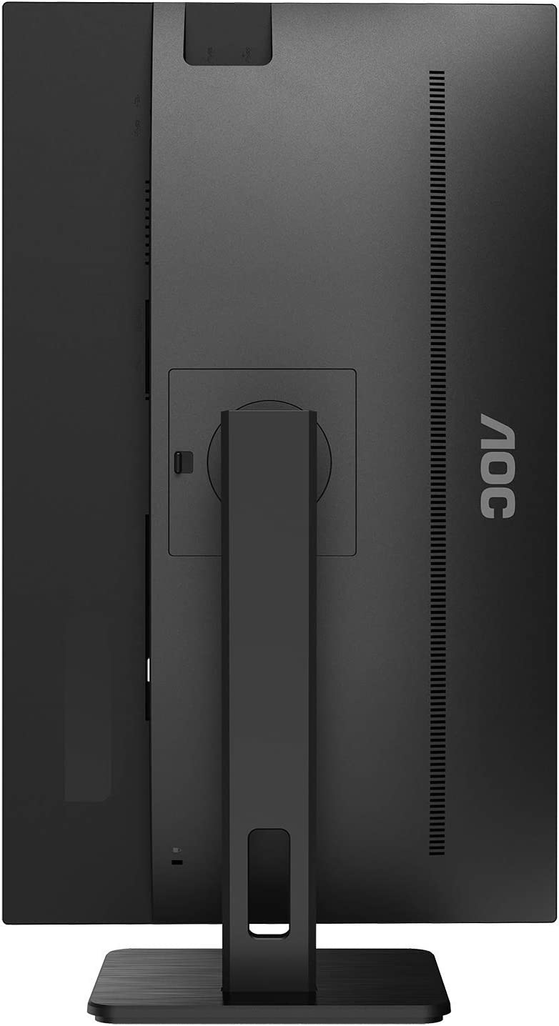 Monitor - AOC Q27P2Q, 27", QHD, 4 ms, 75 Hz, DisplayPort, USB, DVI, HDMI, Rotable, Negro