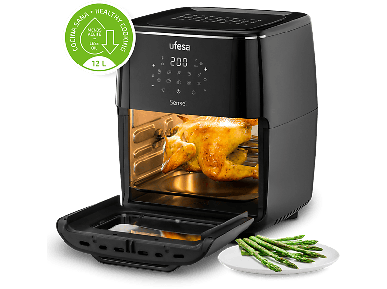 UFESA Sensei Air Fryer forrólevegős sütő 12 liter