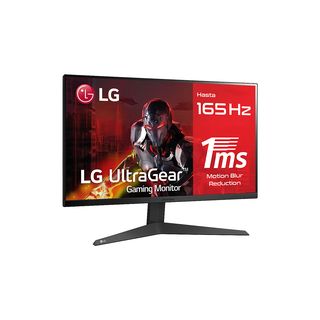 Monitor gaming - LG 24GQ50F-B, 23.8", Full-HD, 1ms, 165Hz, HDMI x2, DisplayPort, , Negro